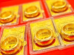 Vàng nhẫn giảm 100.000-200.000 đồng/lượng trong sáng 3-11